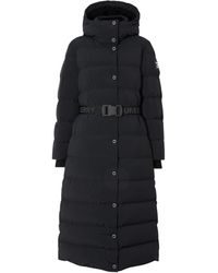 Burberry Long Belted Puffer Coat - Black