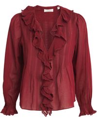 Doen - Organic Cotton Ruffled Hardy Blouse - Lyst