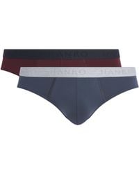 Hanro - Stretch-Cotton Essentials Briefs - Lyst