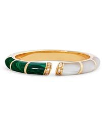L'Atelier Nawbar - Diamond, Malachite And Mother-Of-Pearl Psychedeliah Ring - Lyst