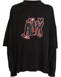 1017 ALYX 9SM - Cotton Double-sleeve T-shirt - Lyst