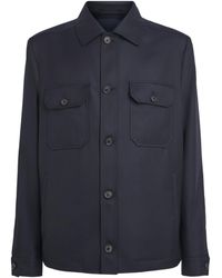 Corneliani - Water-Repellent Techwool Overshirt - Lyst