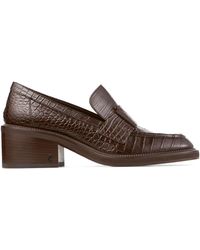 Jimmy Choo - Tylor 60 Leather Heeled Loafers - Lyst