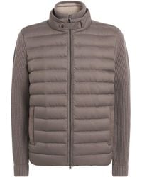 Herno - Wool Quilted Hybrid Jacket - Lyst