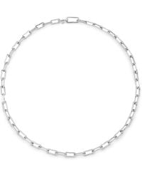 Monica Vinader - Sterling Alta Mini Chain Necklace - Lyst