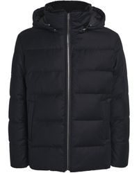 Yves Salomon - Wool-Silk Storm System Mink-Trim Puffer Jacket - Lyst