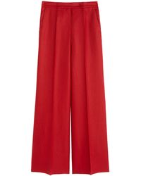 Max Mara - Linen Wide-Leg Trousers - Lyst