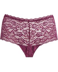 Aubade - Lace Rosessence Cheeky Briefs - Lyst