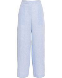 Lafayette 148 New York - Linen Wide-Leg Trousers - Lyst