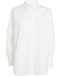 FRAME - Organic Cotton Embellished Shirt - Lyst