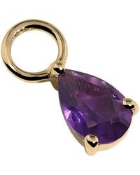 Astrid & Miyu - And Amethyst February Birthstone Charm - Lyst