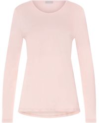 Hanro - Cotton Loungy Nights Long-Sleeve Shirt - Lyst