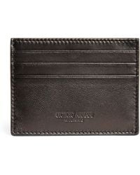 Giorgio Armani - Lamb Leather Card Holder - Lyst
