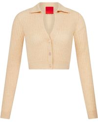 Cashmere In Love - Wool-cashmere Cropped Callen Cardigan - Lyst