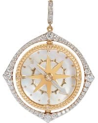 Annoushka - And Diamond Mythology Spinning Compass Pendant - Lyst