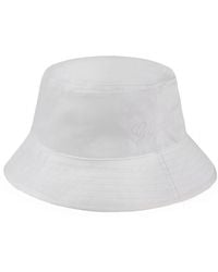 Gucci - Cotton Embroidered Logo Bucket Hat - Lyst