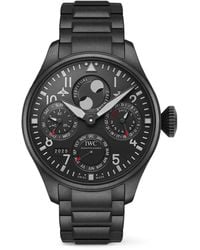 IWC Schaffhausen - Ceratanium Big Pilot's Perpetual Calendar Top Gun Watch - Lyst