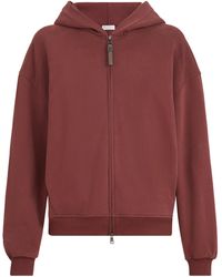 Brunello Cucinelli - French Terry Zip-Front Hoodie - Lyst