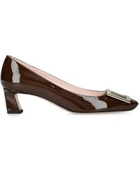 Roger Vivier - Patent Leather Belle Vivier Trompette Pumps 45 - Lyst