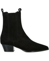 Aeyde - Suede Agata Ankle Boots 40 - Lyst
