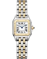Cartier - Small And Stainless Steel Panthère De Watch - Lyst