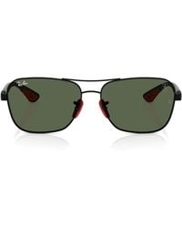 Ray-Ban - X Scuderia Ferrari Rb8336M Square Sunglasses - Lyst