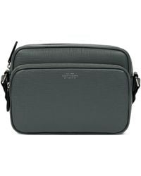 Smythson - Leather Panama Cross-Body Bag - Lyst