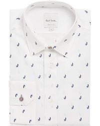Paul Smith - Butterfly Print Tailored-Fit Shirt - Lyst