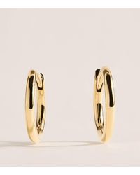 Harrods - Small Huggie Earrings - Lyst