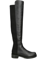 Stuart Weitzman - Leather 5050 Bold Over-The-Knee Boots - Lyst