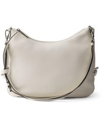 Prada - Fold Large Leather Shoulder Bag - Lyst