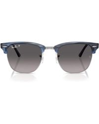 Ray-Ban - Rb3016 Clubmaster Square Sunglasses - Lyst