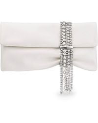 Jimmy Choo - Zandra Satin Clutch Bag - Lyst