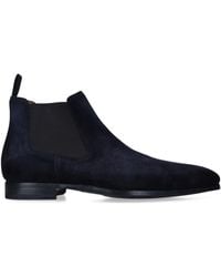 Magnanni - Suede Chelsea Boots - Lyst