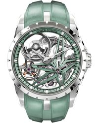 Roger Dubuis - Platinum Excalibur Monobalancier Watch - Lyst