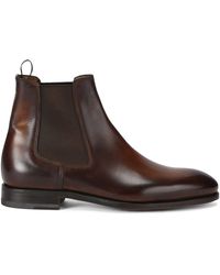 Bontoni - Leather Cavaliere Chelsea Boots - Lyst