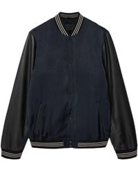 AllSaints - Taishi Varsity Bomber Jacket - Lyst