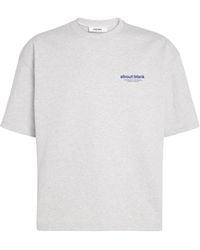 About Blank - Cotton Back Emblem T-Shirt - Lyst