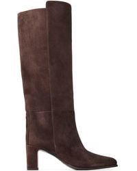 Jimmy Choo - Caly 65 Suede Knee-High Boots - Lyst