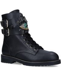 Kurt Geiger - Leather Sutton Eye Boots - Lyst