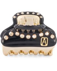 Alexandre De Paris - Plated Crystal-Embellished Claw Hair Clip - Lyst