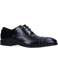 Mens Shoes Lace-ups Oxford shoes Kurt Geiger Harris Logo-embellished Leather Oxfords in Black for Men 