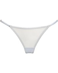 Kiki de Montparnasse - Silk-Blend Chouchou Thong - Lyst