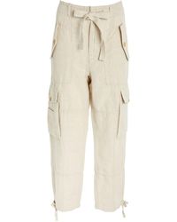 Polo Ralph Lauren - Canvas Drawstring Cargo Trousers - Lyst