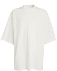 Rick Owens - Cotton Oversized Tommy T-shirt - Lyst