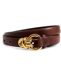 Sandro - Leather Chain Buckle Belt - Lyst