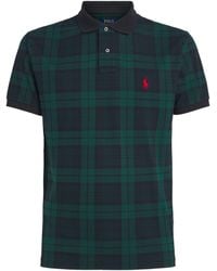Polo Ralph Lauren - Cotton Check Custom Slim Fit Polo Shirt - Lyst