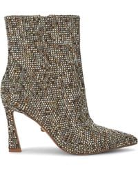 Kurt Geiger - Crystal-Embellished Annabel Ankle Boots - Lyst
