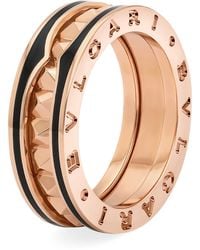 BVLGARI - And Ceramic B.Zero1 Rock One-Band Ring - Lyst