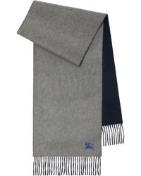 Burberry - Cashmere Reversible Scarf - Lyst